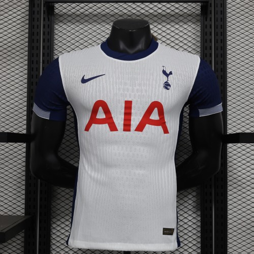 2024-25 tottenham  home player version jersey(The player version is more slim fit, it is recommended to buy one size larger)