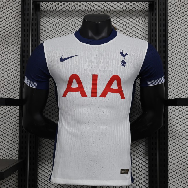 2024-25 tottenham home player version jersey(The player version is more slim fit, it is recommended to buy one size larger)