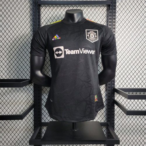 2023-24 Manchester United  co-branded player versionjersey(The player version is more slim fit, it is recommended to buy one size larger)