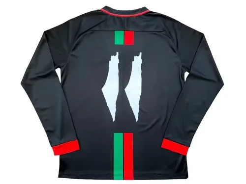 2024-25 Palestine black long sleeve jersey