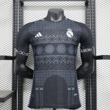 24-25 Real Madrid black special player version jersey(The player version is more slim fit, it is recommended to buy one size larger)