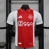 Player Version 2024-25 Ajax Home(The player version is more slim fit, it is recommended to buy one size larger)