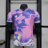 2024-25 Japan pink and blue player version jersey (The player version is more slim fit, it is recommended to buy one size larger)
