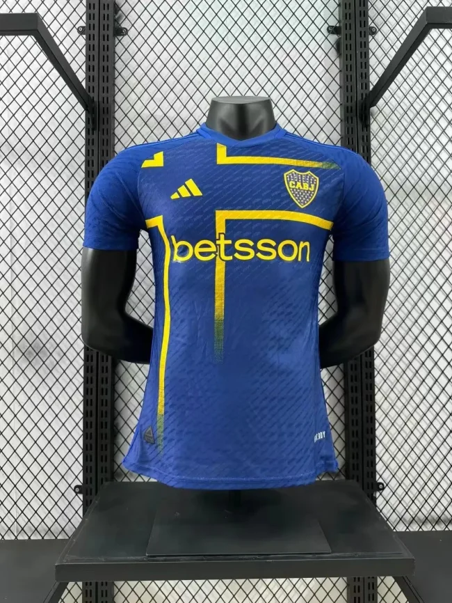 Boca 2024-25 third blue player version S-3XL(The player version is more slim fit, it is recommended to buy one size larger)