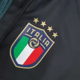 2021 Italy Black Green Windbreaker