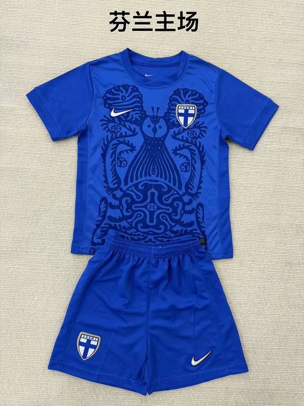 2025-26 Finland away kid kit