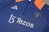 2024-25 Half-Zip Manchester United Sapphire Blue Suit