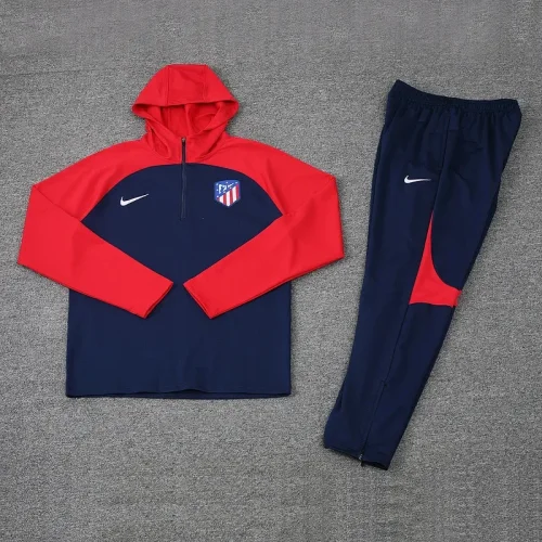 Atletico Madrid 2023-24 long sleeve hooded sweatshirt training clothes