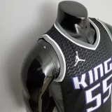 75th Anniversary Williams#55 Jordan Kings Black NBA Jersey