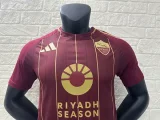 2024-25 Roma home player version(The player version is more slim fit, it is recommended to buy one size larger)