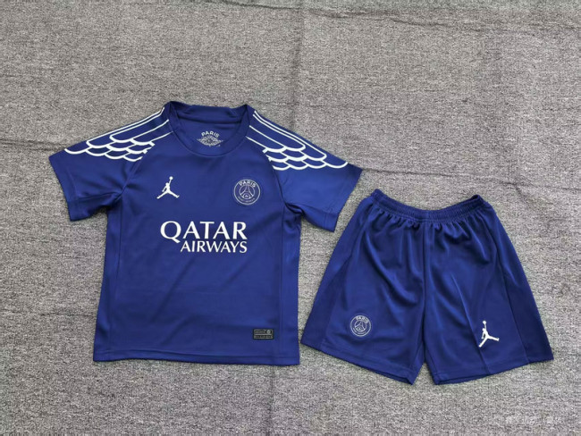 2024-25 Paris Saint Germain fourth blue kid kit
