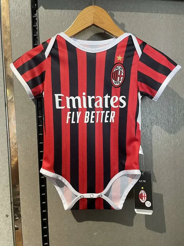 2024-25 AC Milan home baby jersey