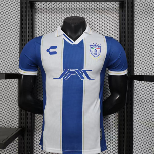2025-26 Pachuca home player version jersey  (The player version is more slim fit, it is recommended to buy one size larger)
