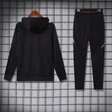 Argentina 2024-25 black hooded training suit