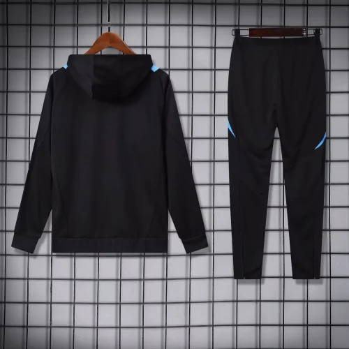 Argentina 2024-25 black hooded training suit