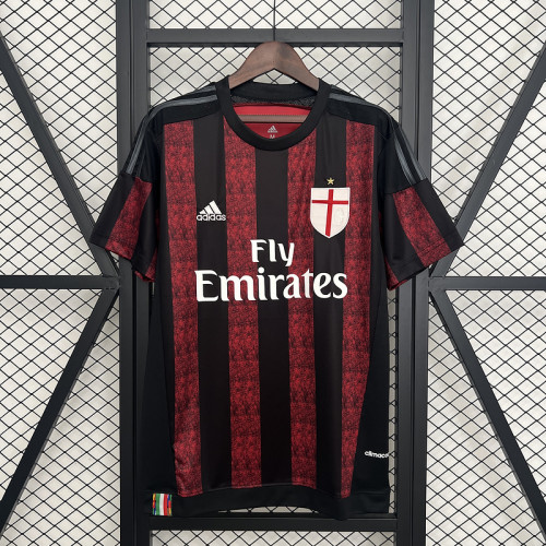 2015-16 .AC Milan home retro jersey