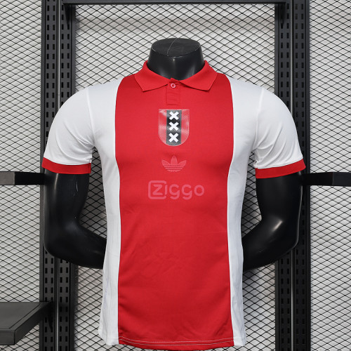 2025-26 Ajax 125th anniversary player version jersey  (The player version is more slim fit, it is recommended to buy one size larger)