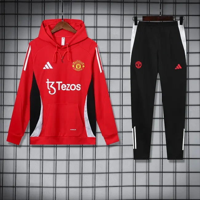 2024-25 Manchester United red hoodie suit