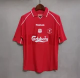 Liverpool 2001-02 home soccer jerseys
