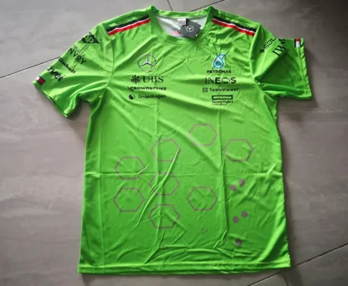 Mercedes 2024 new green F1 shirt
