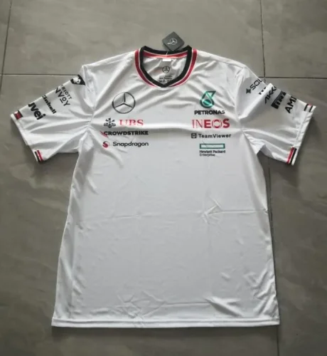 Mercedes 2024 new white F1 shirt