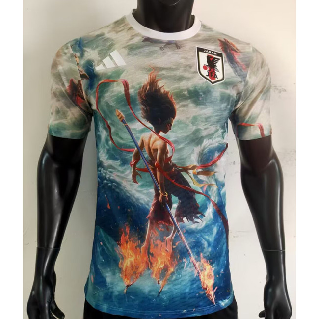 25-26 Japan Water Blue Special Edition (Flying Nezha) Player Version Jersey (The player version is more slim fit, it is recommended to buy one size larger)