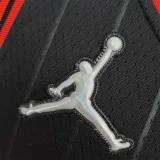 75th Anniversary Pippen#33 Bulls Flyers Black NBA Jersey
