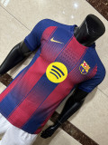 2025-26 Barcelona    home player version jersey   (The player version is more slim fit, it is recommended to buy one size larger)