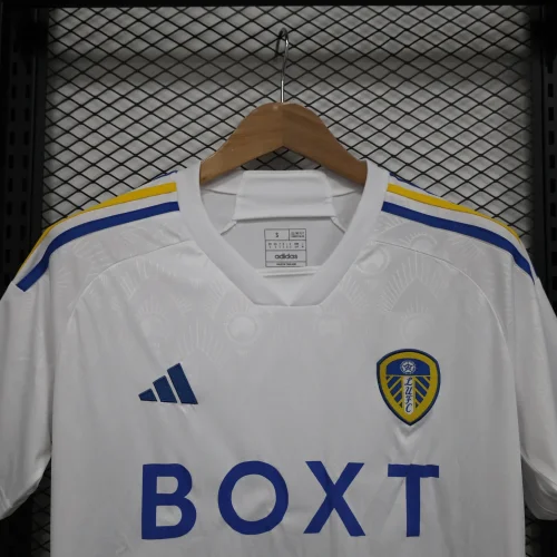 Leeds United 2023-24 home soccer jerseys