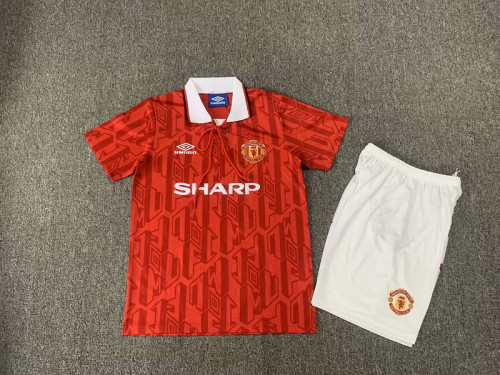 1992-94 Manchester United  home retro kid kit