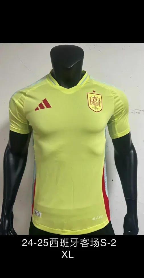 2024 Spain Player Version Away(The player version is more slim fit, it is recommended to buy one size larger)