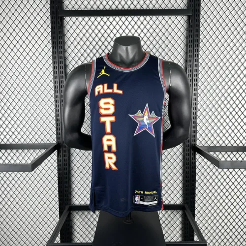 Season 2025 All-Star Dark Blue No. 1 WEMBANYAMA NBA Jersey