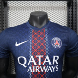 25-26 Paris Saint Germain home player version jersey   (The player version is more slim fit, it is recommended to buy one size larger)