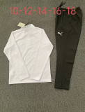 2024-25 Valencia white kid training suit