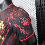 2024-25 Barcelona Red Special player version jersey(The player version is more slim fit, it is recommended to buy one size larger)
