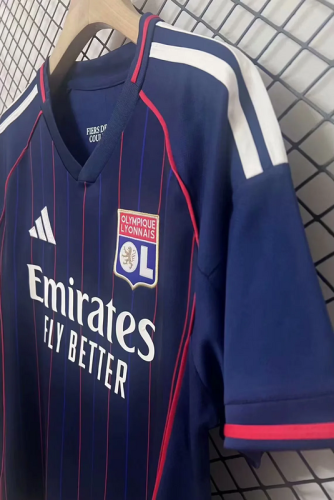 2025-26 Lyon away soccer jersey size S-4XL