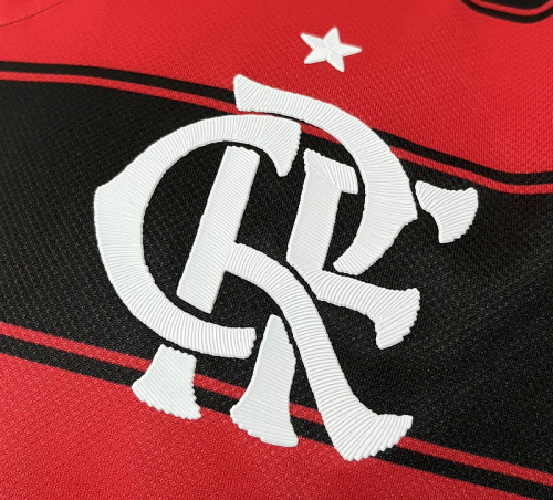 2025-26 Flamengo home player version jersey   (The player version is more slim fit, it is recommended to buy one size larger)