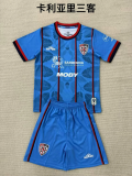 2025-26 Cagliari Calcio third kid kit size