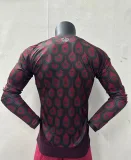 2024 Mexico home player version long sleeve jersey (The player version is more slim fit, it is recommended to buy one size larger)