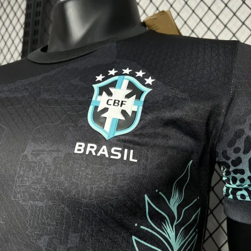 Brazil 2024-25 Pele Special Edition Jersey Player Version(The player version is more slim fit, it is recommended to buy one size larger)