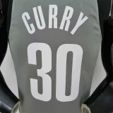 75th Anniversary Curry #30 Nets Black NBA Jersey