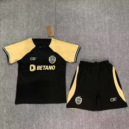 2023-24 Sporting Lisbon kids Away soccer jerseys