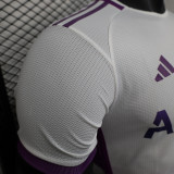 2025-26 Algeria special version white purple soccer jersey size