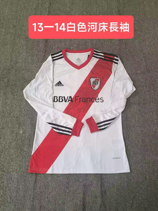 2013-14 River Plate  home retro long sleeve jersey