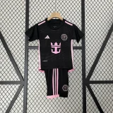 2024-25 Kids Inter Miami Away Black Jersey
