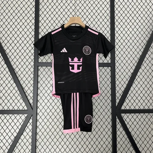 2024-25 Kids Inter Miami Away Black Jersey
