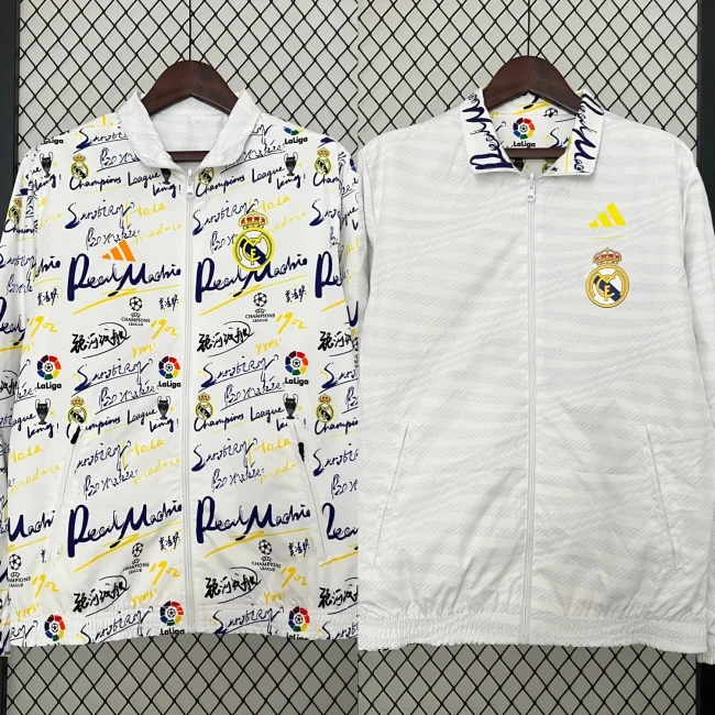 2024-25 Real Madrid Trench Coat Reversible