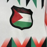 2024-25 CD Palestino Hypepeace Joint Edition White Retro Jersey