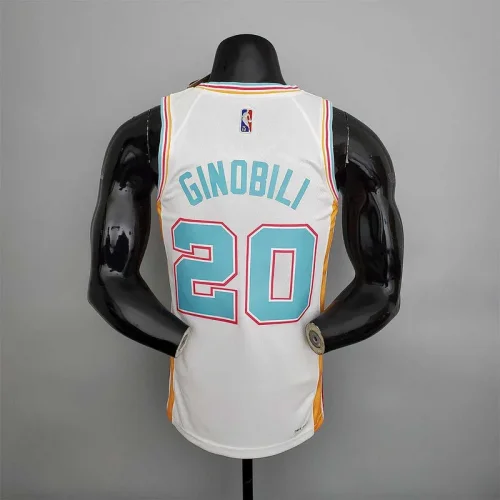 2022 season Ginobili #20 Spurs City Edition White