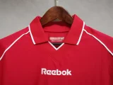 Liverpool 2001-02 home soccer jerseys
